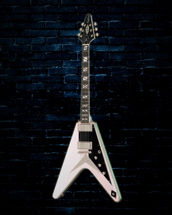 Epiphone Flying V Custom Futura - Quicksilver Shift