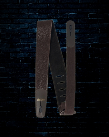 Martin Buffalo Leather Lock-It Guitar Strap - Brown