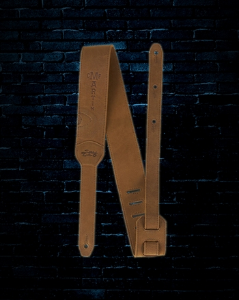 Martin Luxe Leather Guitar Strap - Tan