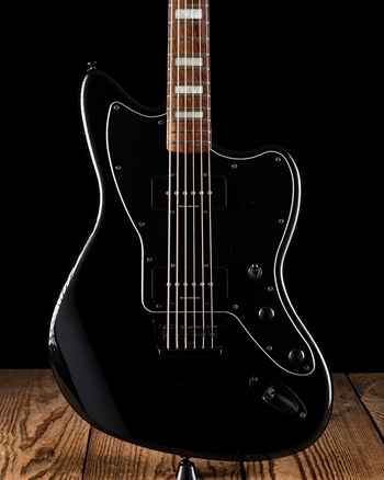 Squier Vintage Modified Baritone Jazzmaster - Transparent Black *USED*