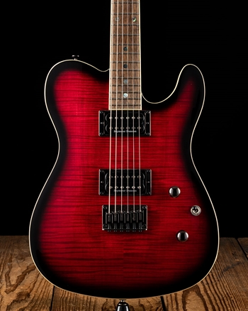 Fender Special Edition Custom Telecaster FMT HH - Black Cherry Burst *USED*