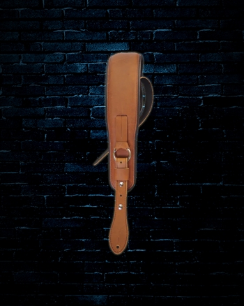 LM 2 5/8" Shadow Ball Glove Leather Guitar Strap - Brown