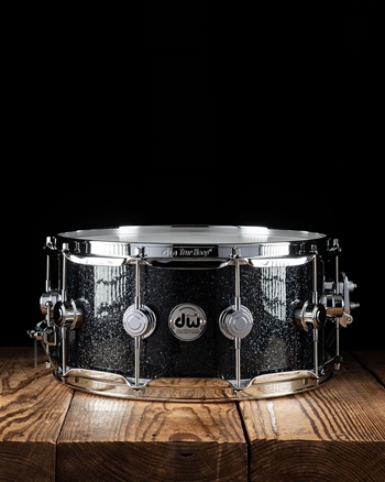 Drum Workshop 6.5"x14" Collector's Series SSC Maple Snare Drum - Black Ice