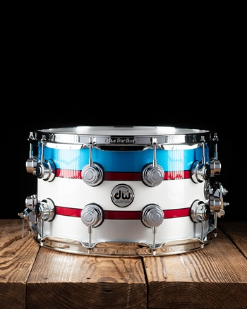 Drum Workshop 8"x14" Collector's Series SD - Blue Titanium Mist Racing