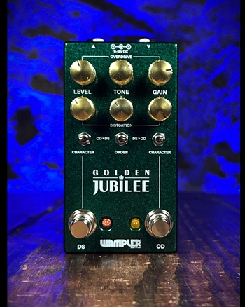 Wampler Golden Jubilee Dual Overdrive & Distortion Pedal *USED*