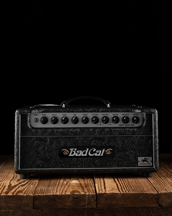 Bad Cat Mod Shop Hot Cat 50 Guitar Head - Black Western