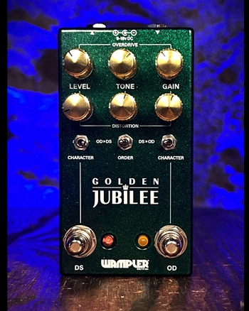 Wampler Golden Jubilee Dual Overdrive & Distortion Pedal *USED*