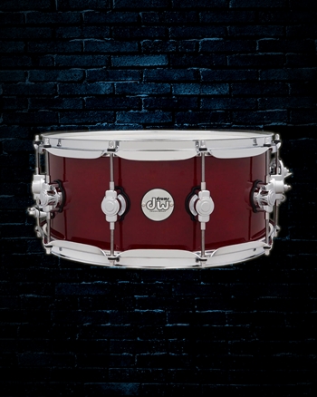Drum Workshop 6"x14" Design Series Snare Drum - Cherry Stain