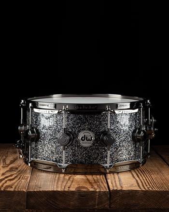 Drum Workshop 6.5"x14" Collector's Series SonicPly Snare Drum - Black Galaxy