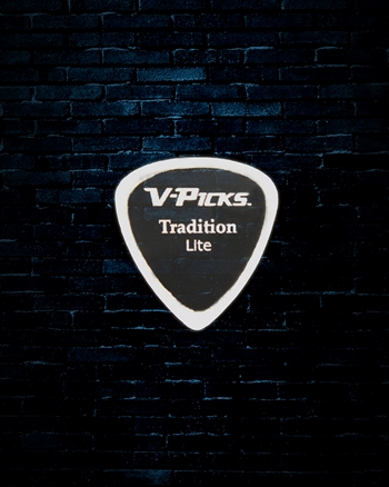V-Picks 1.5mm Tradition Lite Guitar Pick - Ghost Rim