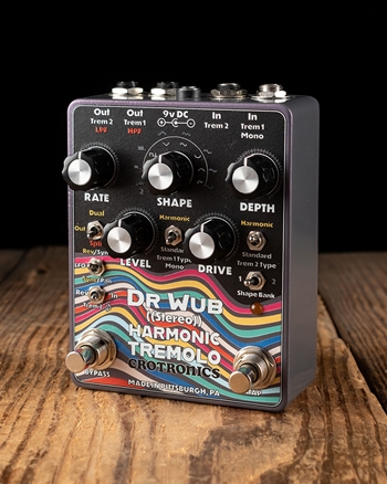 Crotronics Dr. Wub Stereo Harmonic Tremolo Pedal