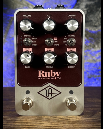 Universal Audio Ruby '63 Top Boost Amplifier Pedal *USED*