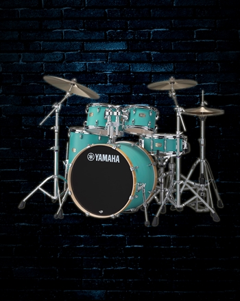 Yamaha Stage Custom Birch 5-Piece Drum Set - Matte Surf Green