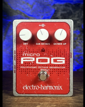 Electro-Harmonix Micro POG Polyphonic Octave Generator Pedal *USED*