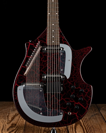 Danelectro Electric Sitar - Red Crackle *USED*