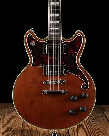 D'Angelico Deluxe Brighton - Matte Walnut *USED*