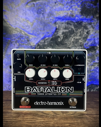 Electro-Harmonix Battalion Bass Preamp and DI Pedal *USED*