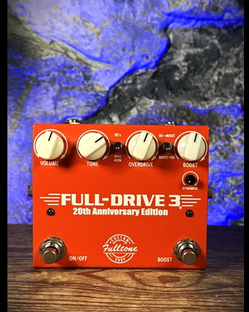 Fulltone 20th Anniversary Full-Drive3 Overdrive Pedal *USED*