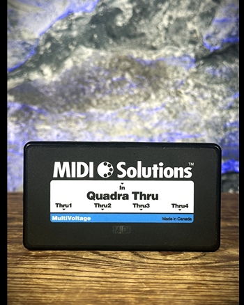 MIDI Solutions Quadra Thru MIDI Splitter Box *USED*