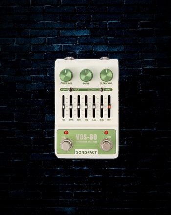 Sonisfact VOS-80 Overdrive Station Pedal - Nashville & Texas
