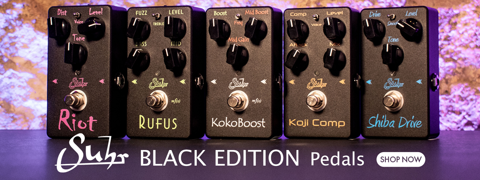 Suhr Black Edition Pedals!