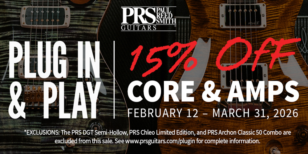 15% Off PRS Core & Amps!
